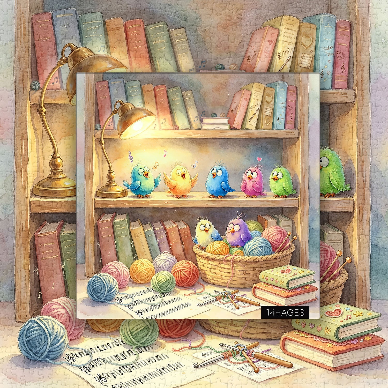 Cozy Book Chorus Jigsaw Puzzle 1000 Piece