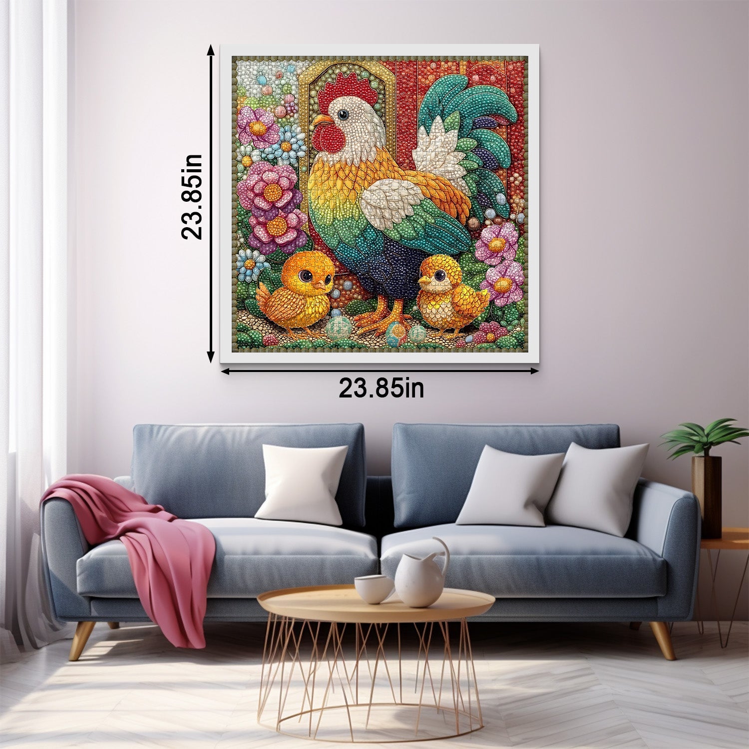 Garden with Chicks Jigsaw Puzzle 1000 Pieces