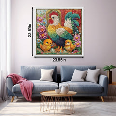 Garden with Chicks Jigsaw Puzzle 1000 Pieces