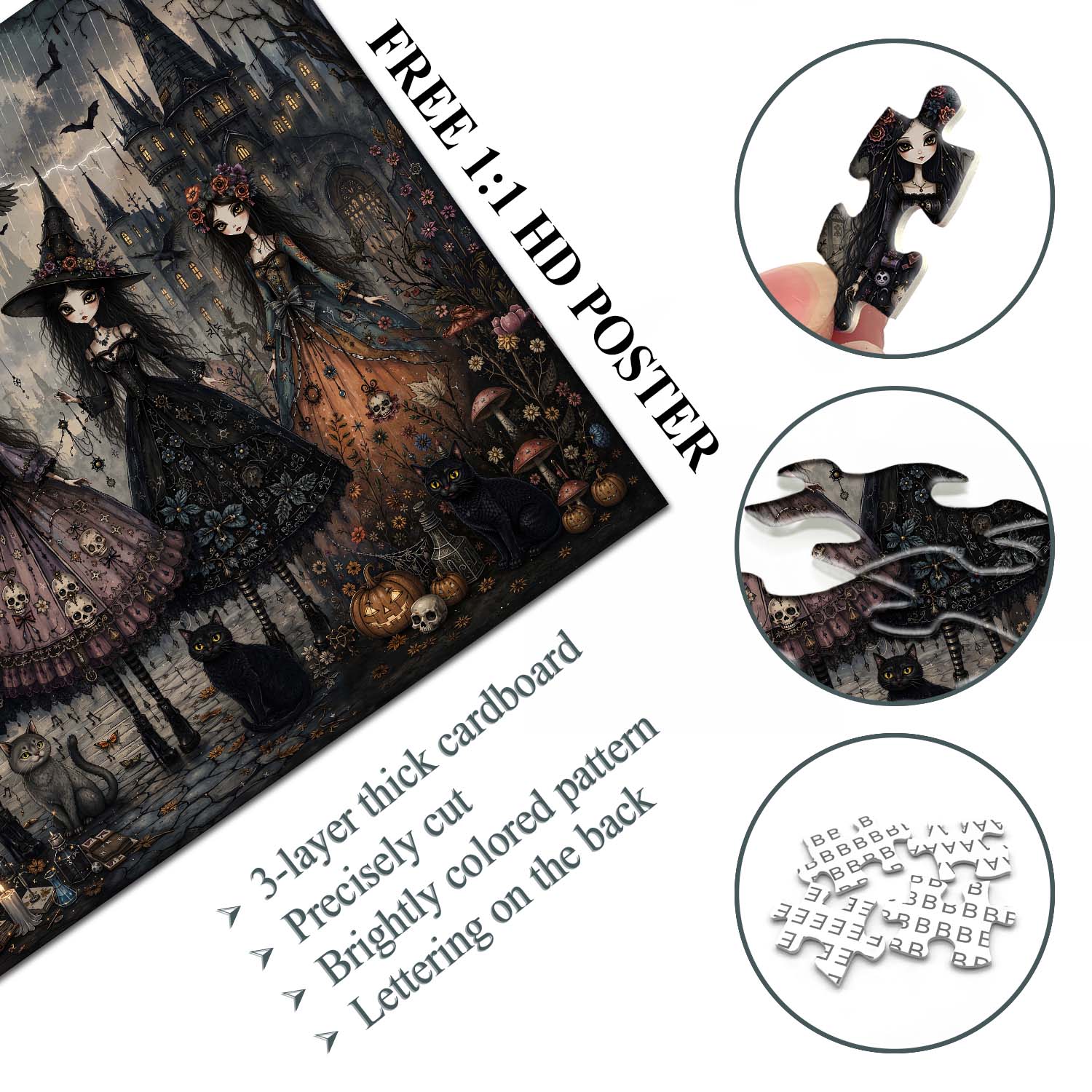 Night Witches Gathering  Jigsaw Puzzle 1000 Pieces