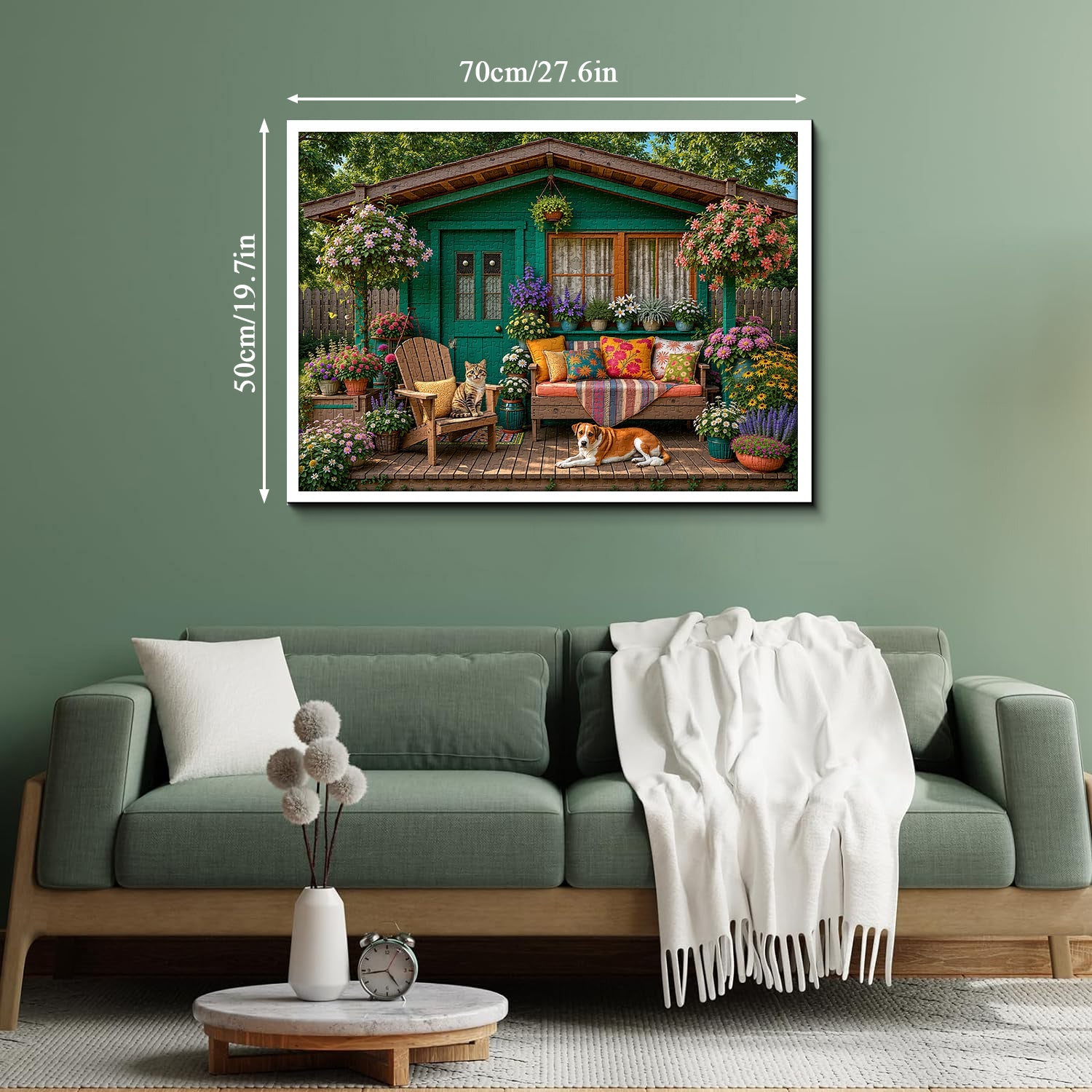 Sunlit Porch Retreat Jigsaw Puzzle 1000 Pieces