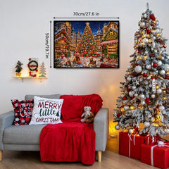 Snowy Bazaar Jigsaw Puzzle 1000 Pieces