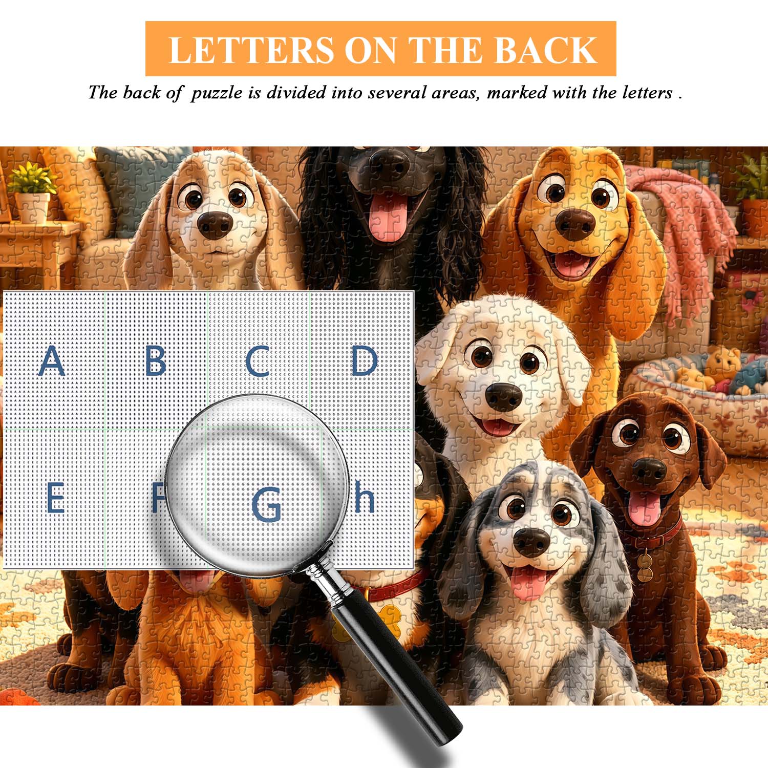 Puppy Family Portrait Jigsaw Puzzle 1000 Piece