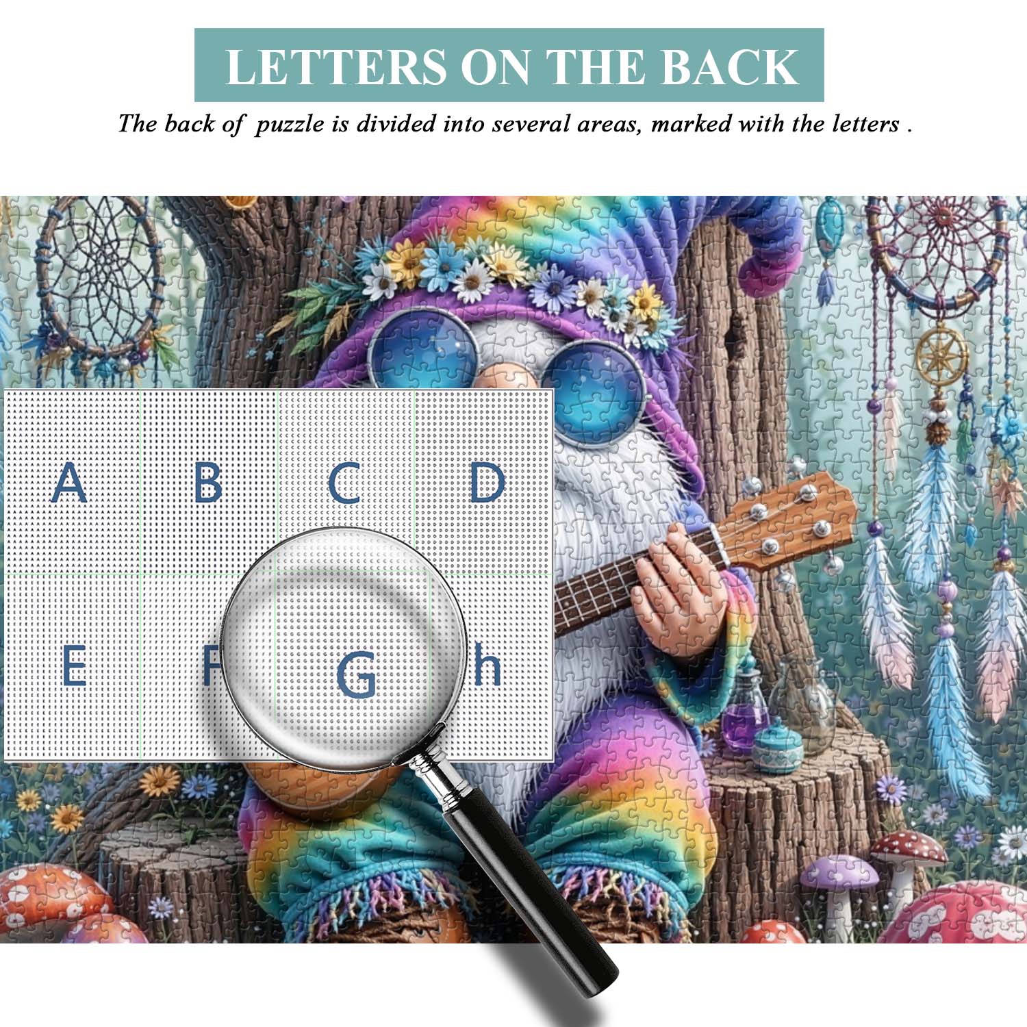 Forest Musician Gnome Jigsaw Puzzle 1000 Piece