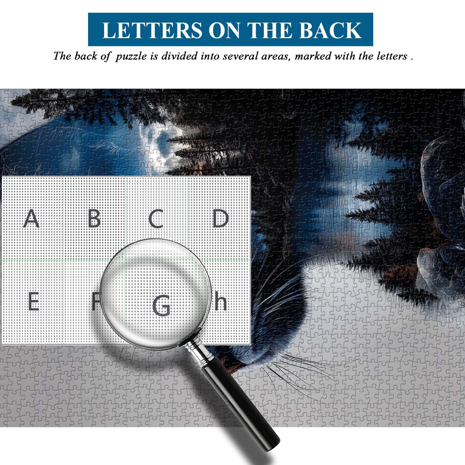 Mystic Forest Cat Jigsaw Puzzle 1000 Pieces