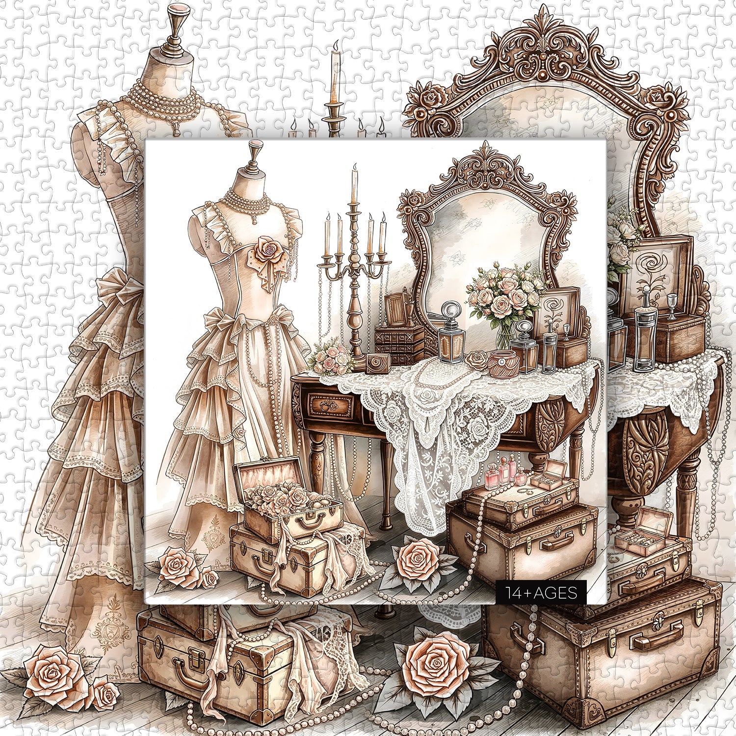 Elegant Old Reverie Jigsaw Puzzle 1000 Piece