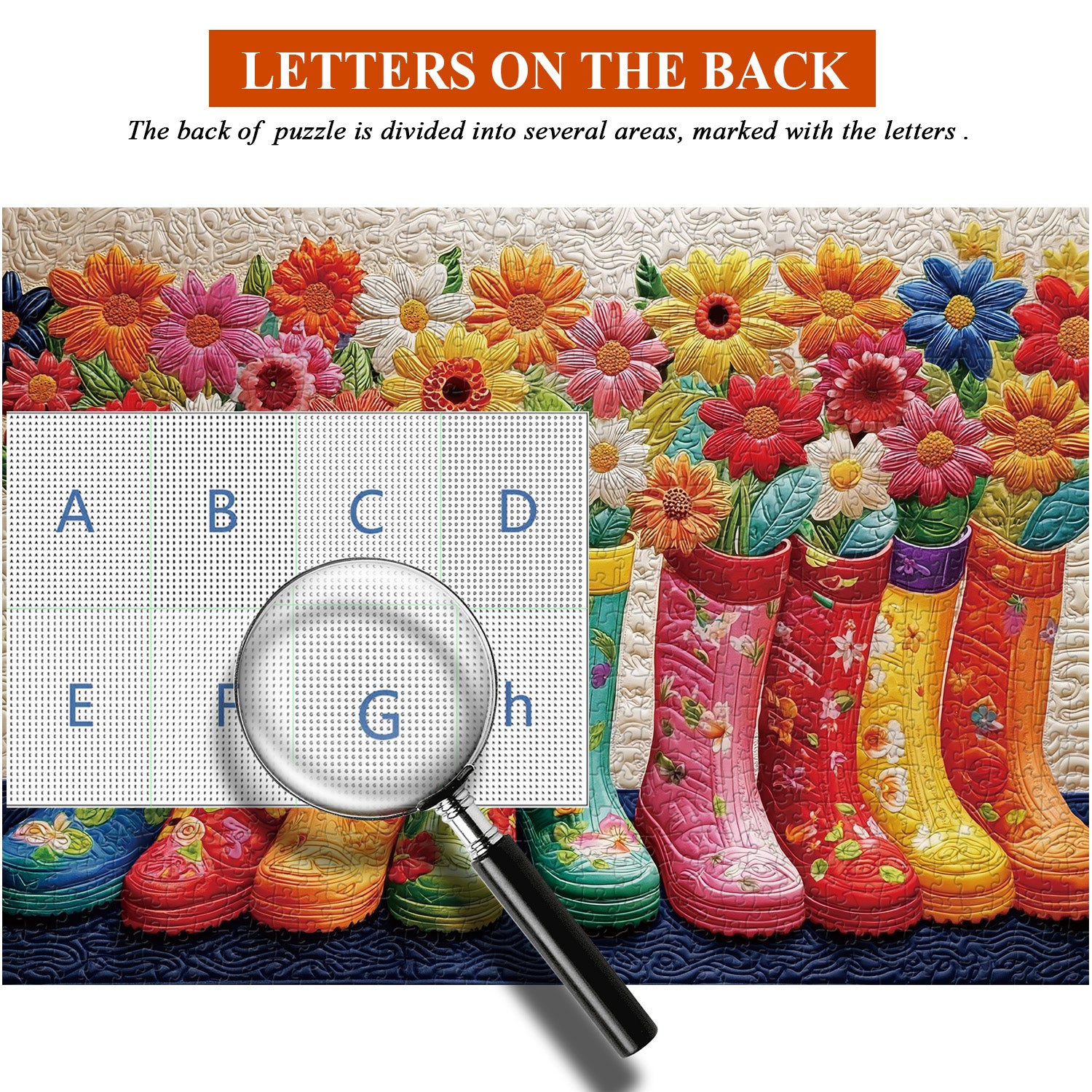 Floral Boots Jigsaw Puzzle 1000 Piece