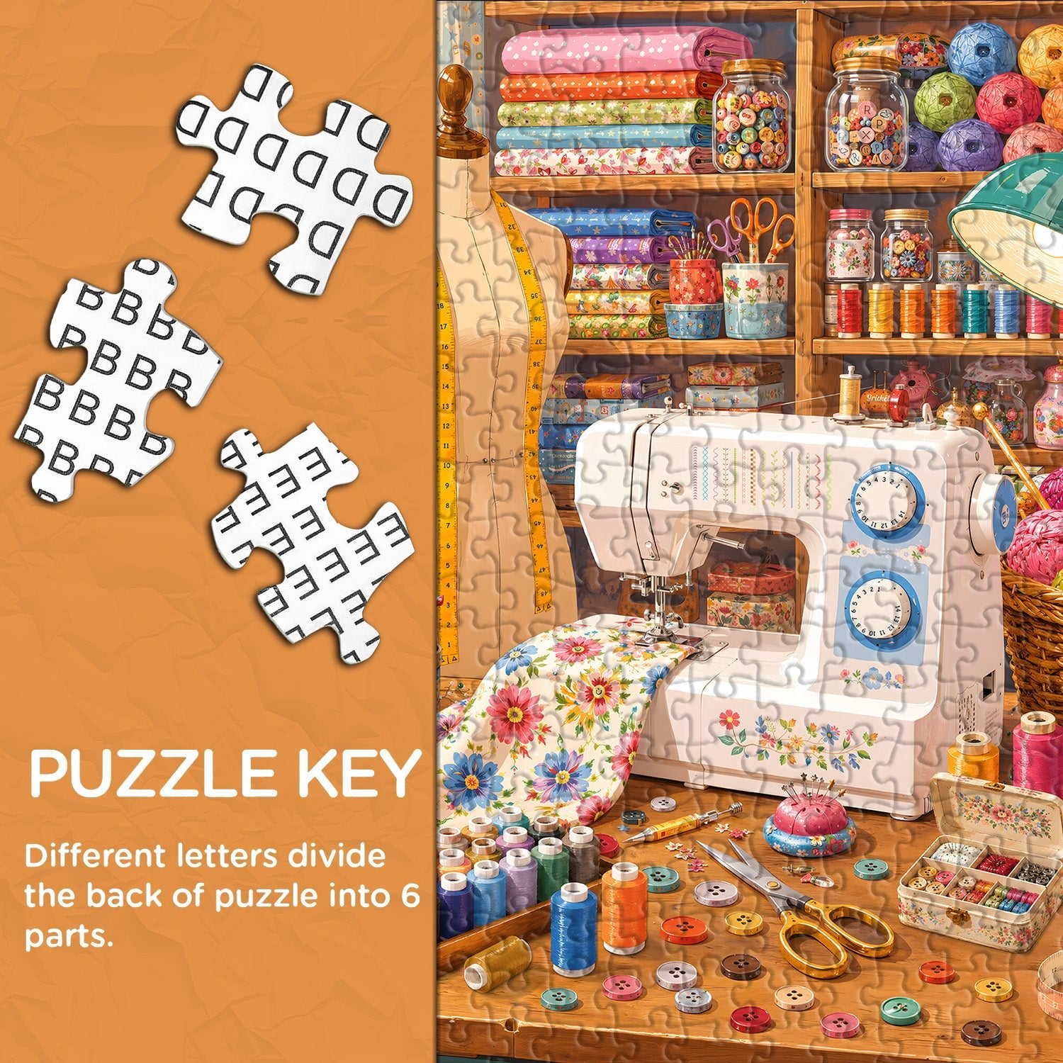 Crafting Corner Jigsaw Puzzle 1000 Pieces