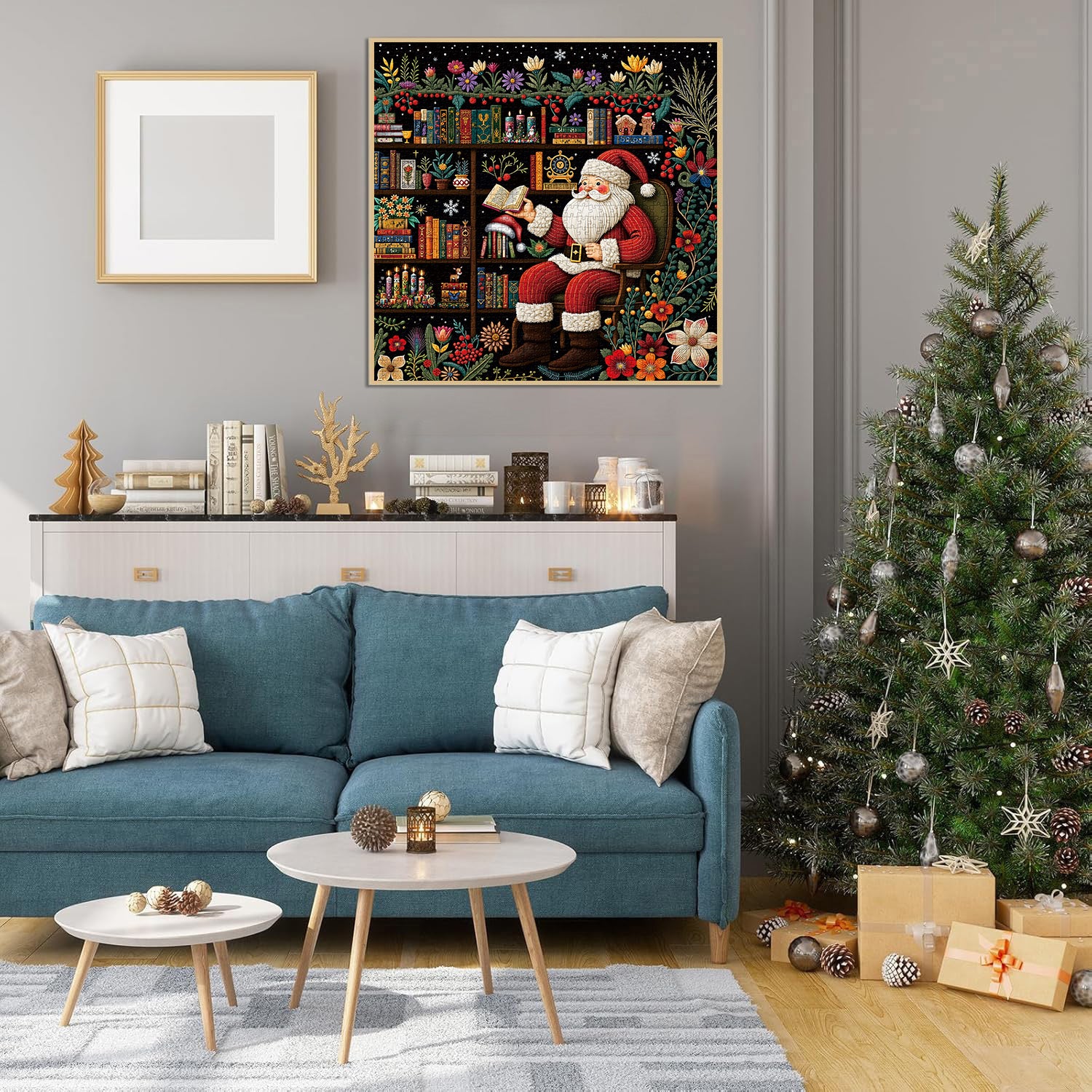 Santa's Garden Reads Jigsaw Puzzles 1000 Pieces