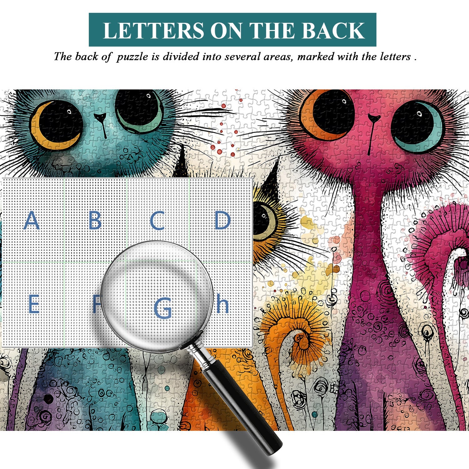 Agile Cat Group Jigsaw Puzzle 1000 Pieces