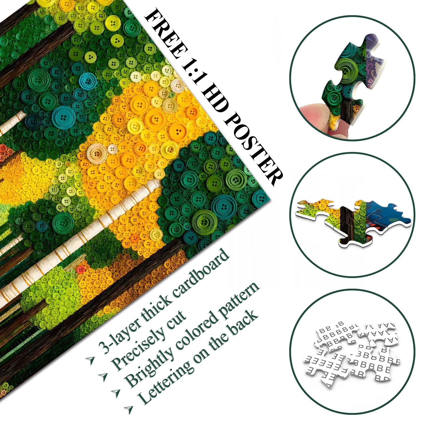 Sunlit Path Jigsaw Puzzle 1000 Pieces