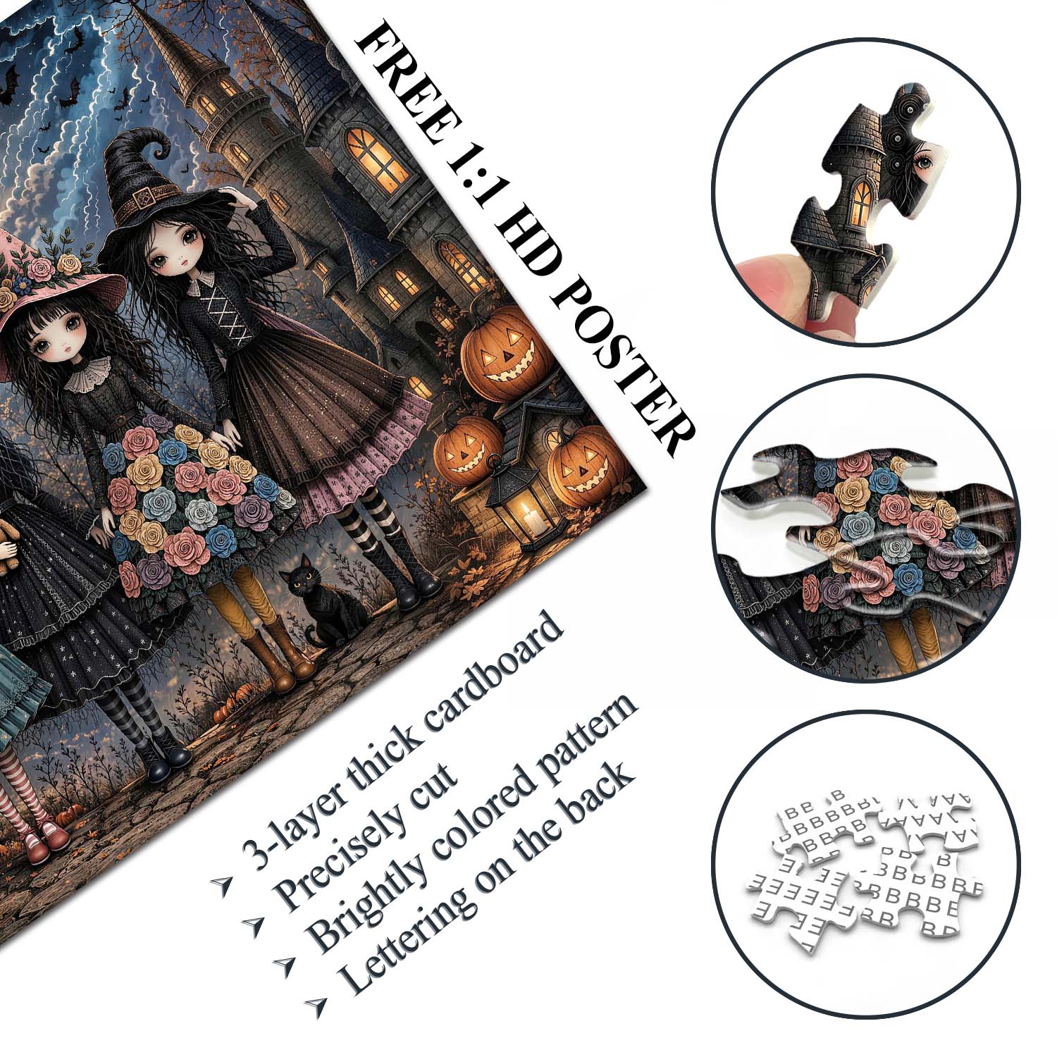 Castle Girls Jigsaw Puzzle 1000 Piece