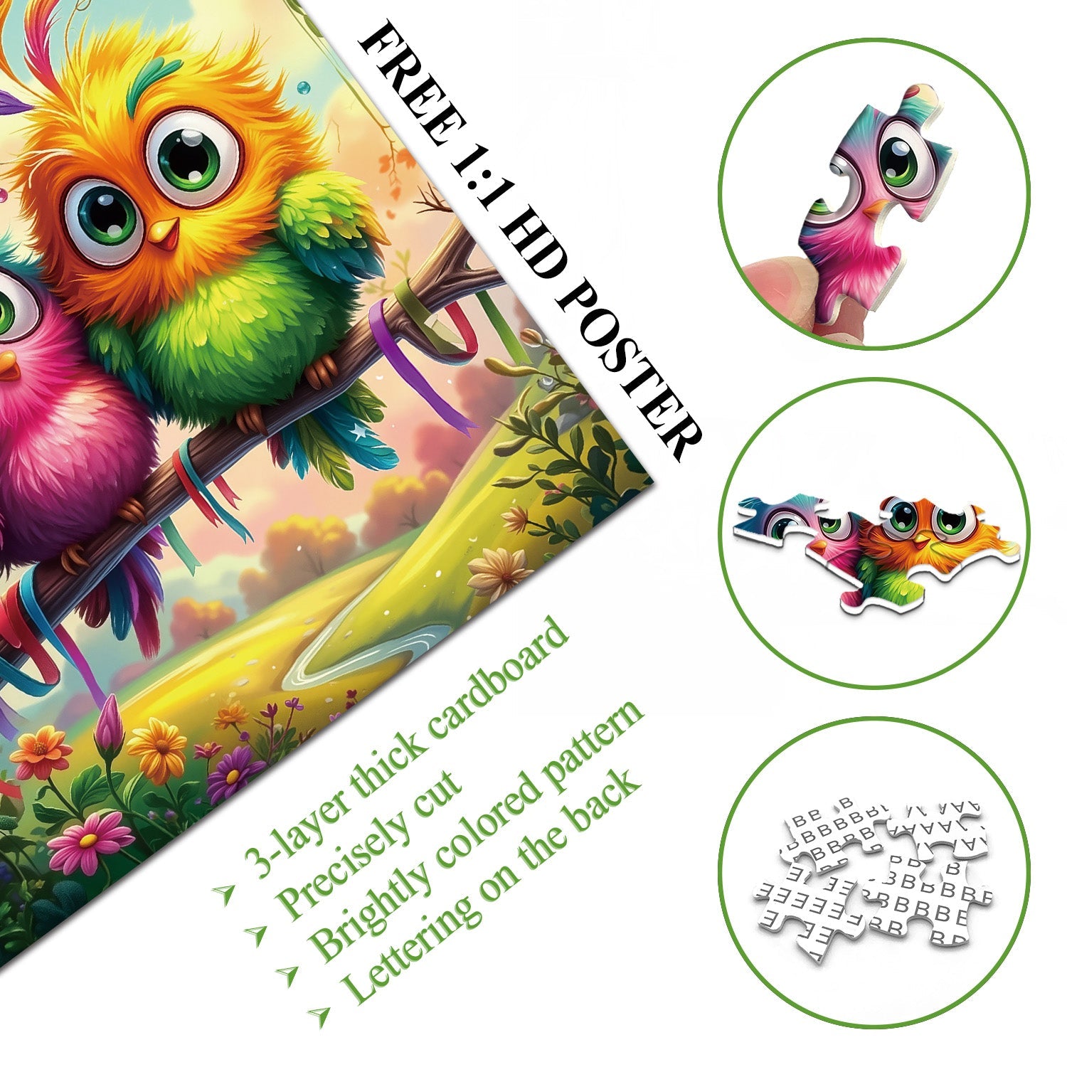 Branch Birds Jigsaw Puzzle 1000 Pieces