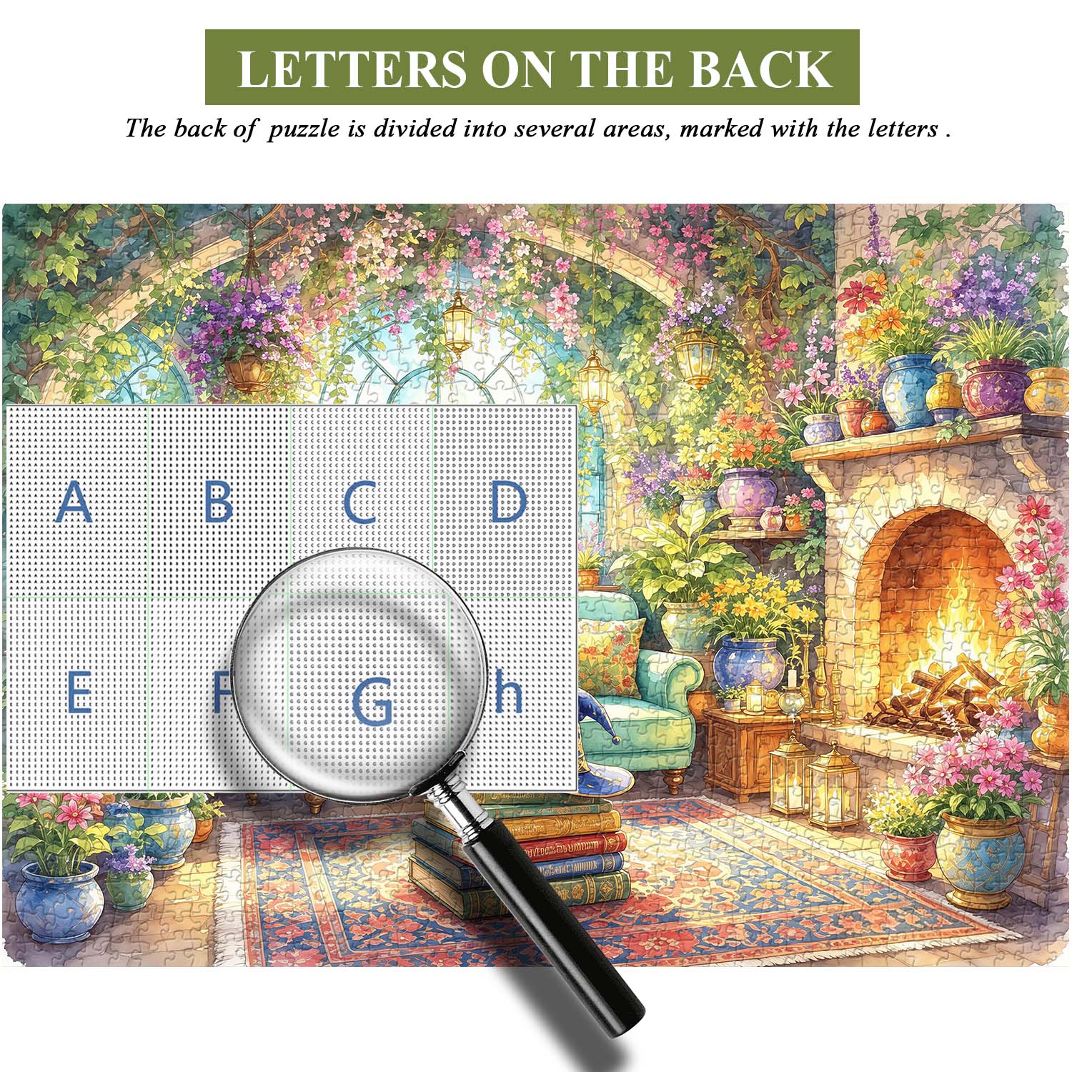 Blaze Blooms Hat Jigsaw Puzzle 1000 Piece