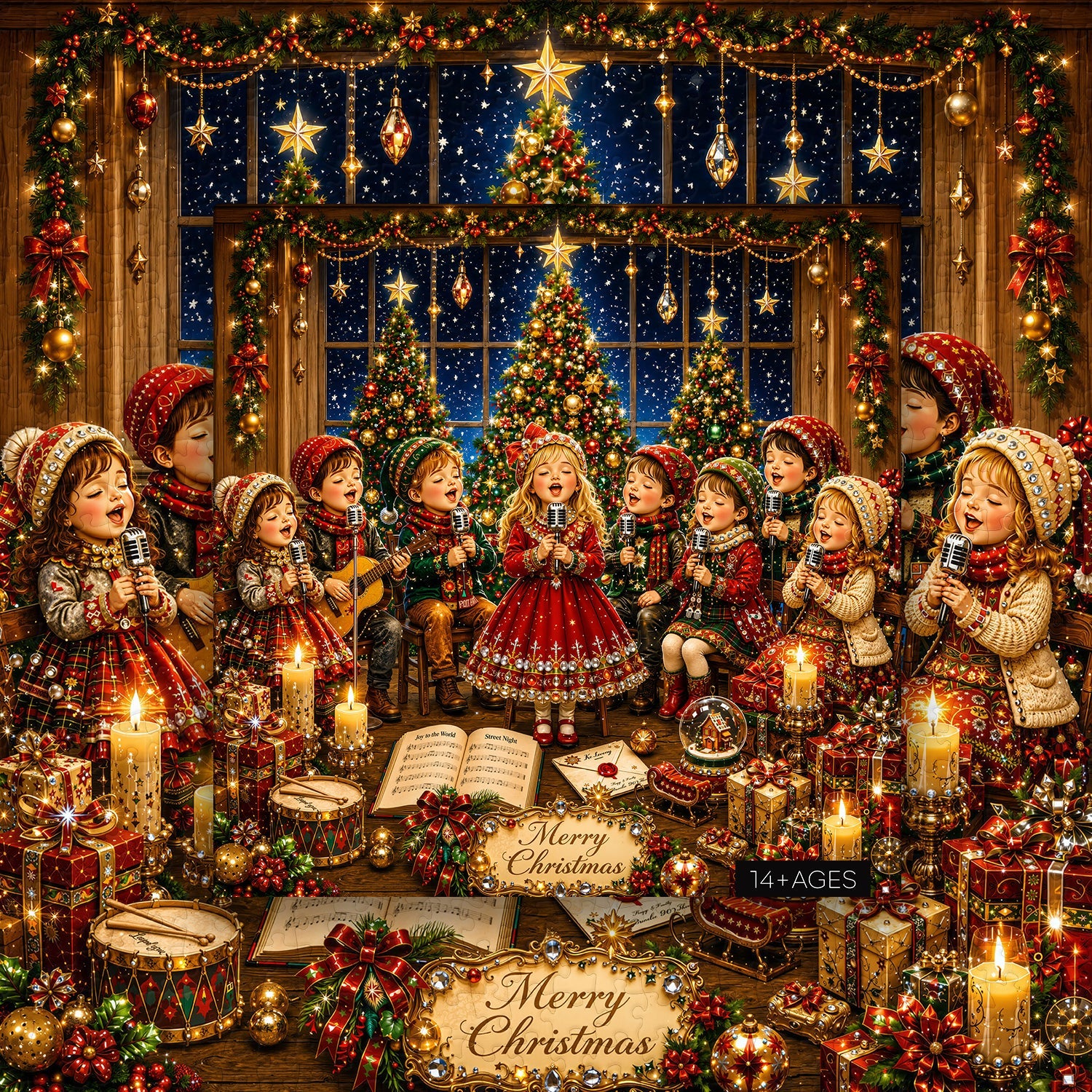 Children's Christmas Carols Jigsaw Puzzle 1000 Pieces