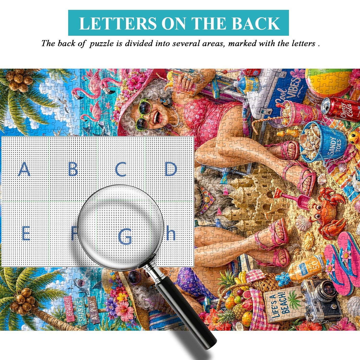 Beach Girls' Day Jigsaw Puzzle 1000 Pieces