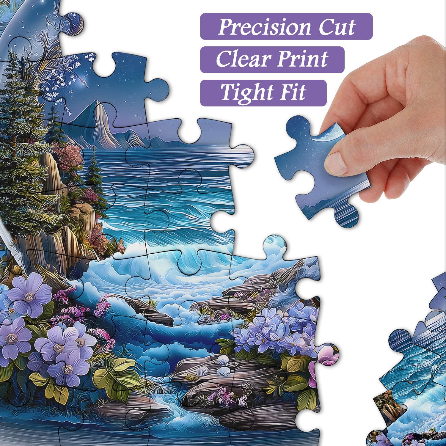Sea Moon Crystal Ball Jigsaw Puzzle 1000 Pieces