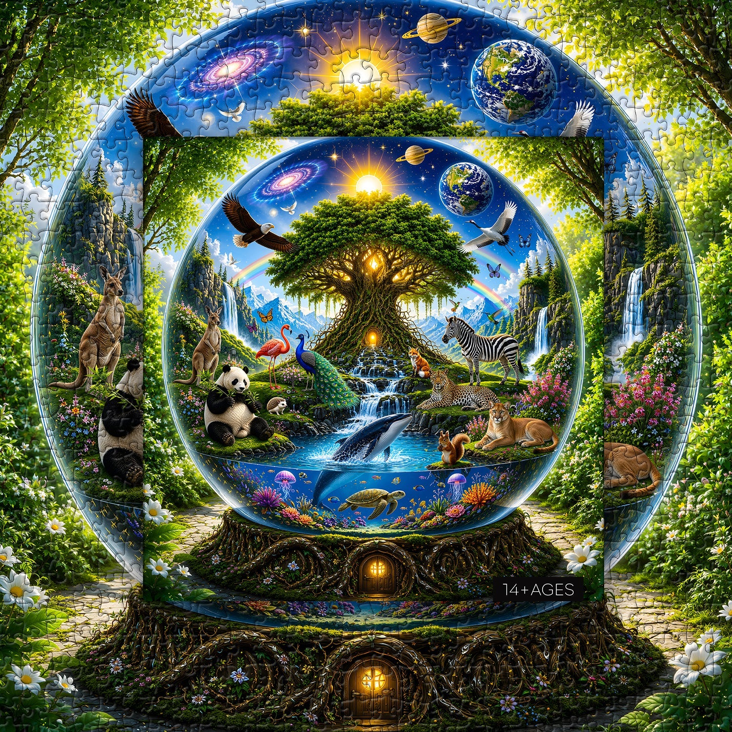 Cosmic Eden Jigsaw Puzzle 1000 Pieces