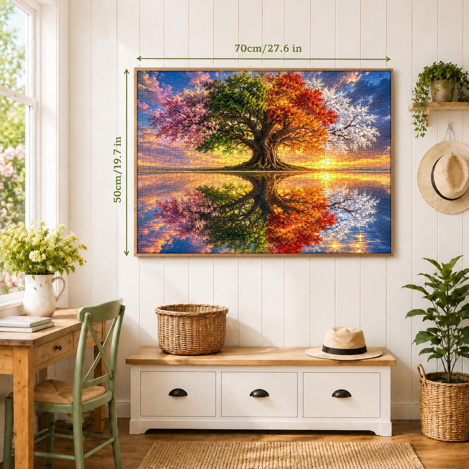 Twin Season Tree Jigsaw Puzzle 1000 Piece