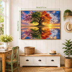 Twin Season Tree Jigsaw Puzzle 1000 Piece