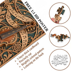 Carved Melody Jigsaw  Puzzle 1000 Piece
