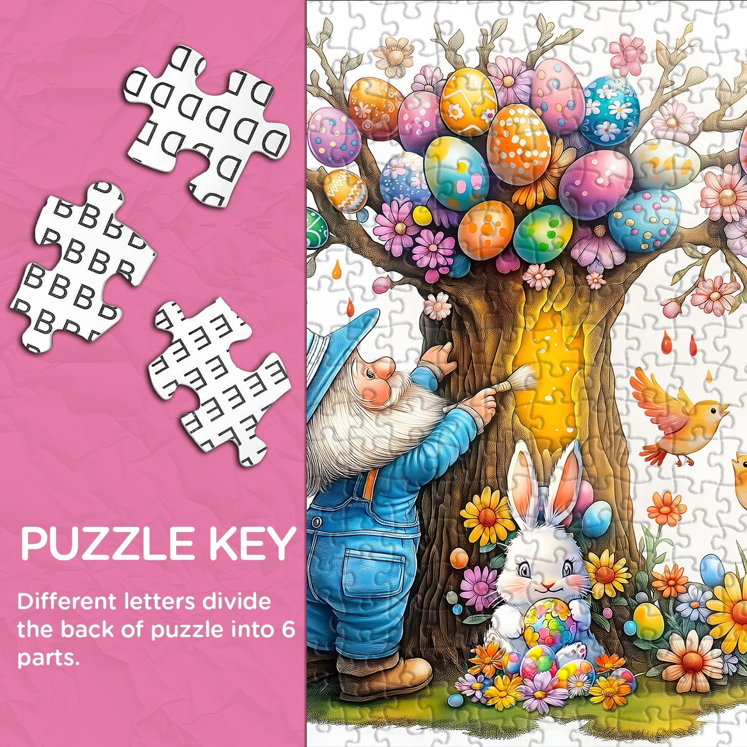 Spring Easter Eggs Jigsaw Puzzle 1000 Pieces