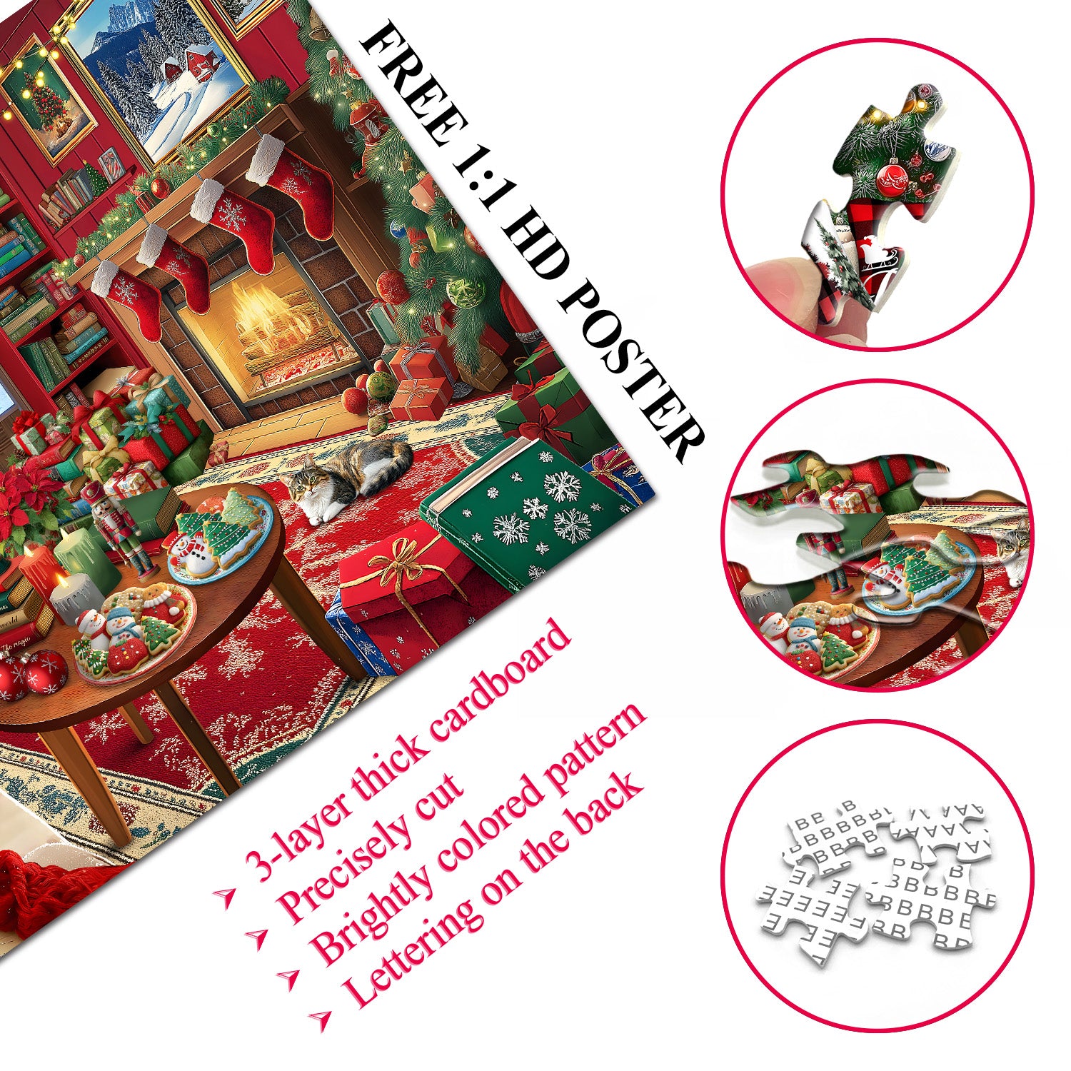 Cozy Christmas Jigsaw Puzzle 1000 Piece