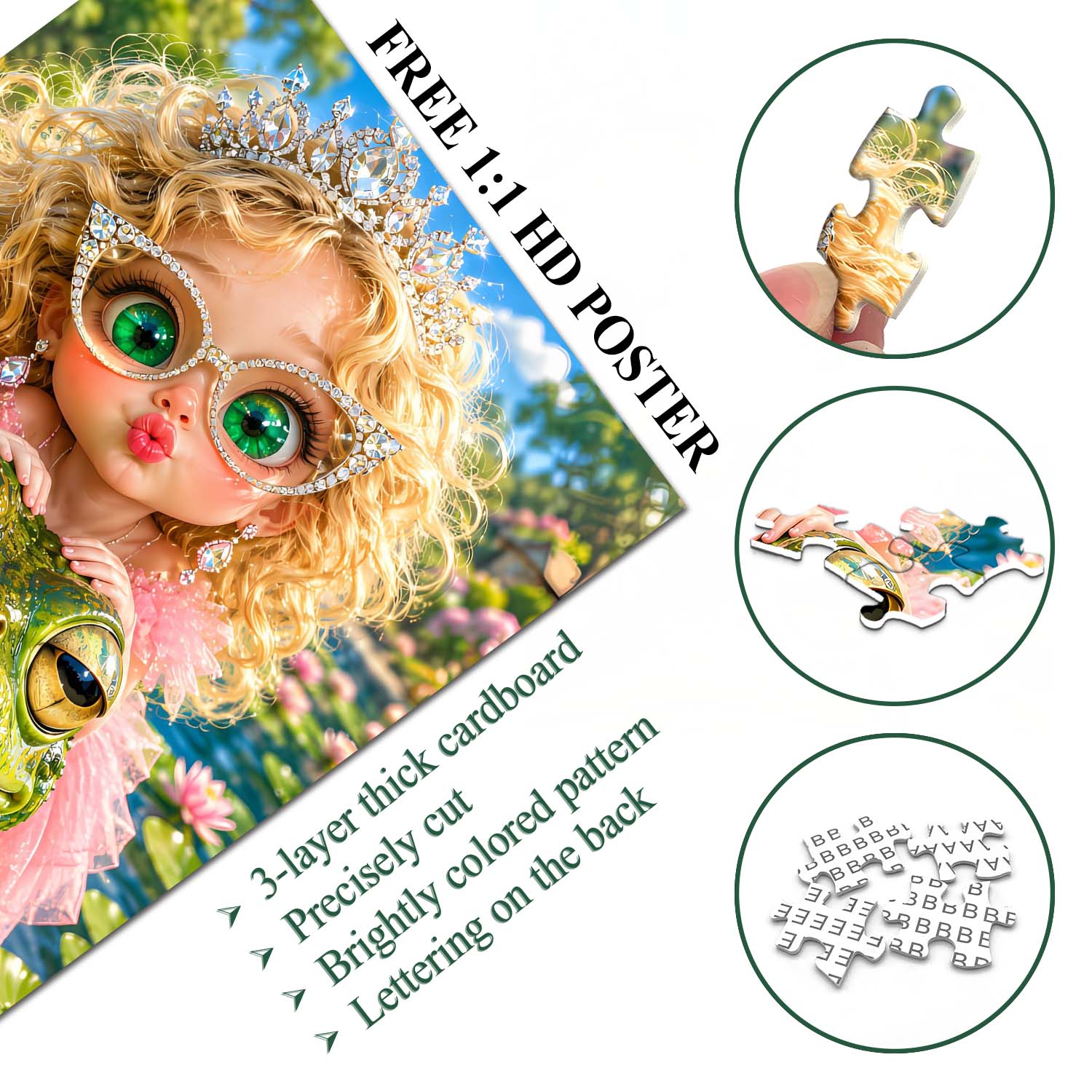 Pouty Princess Jigsaw Puzzle 1000 Piece
