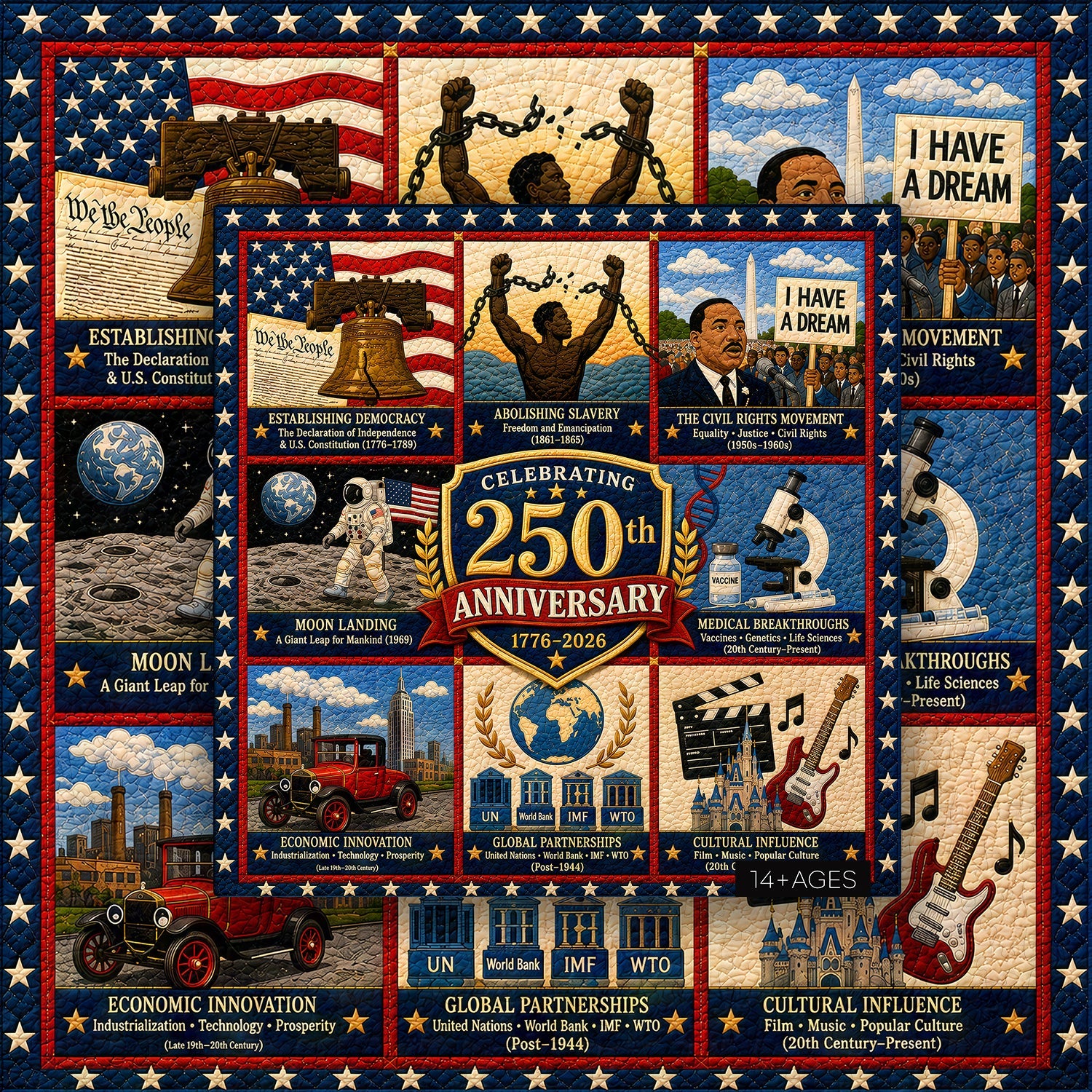 Great Moments of America Jigsaw Puzzle 1000 Pieces