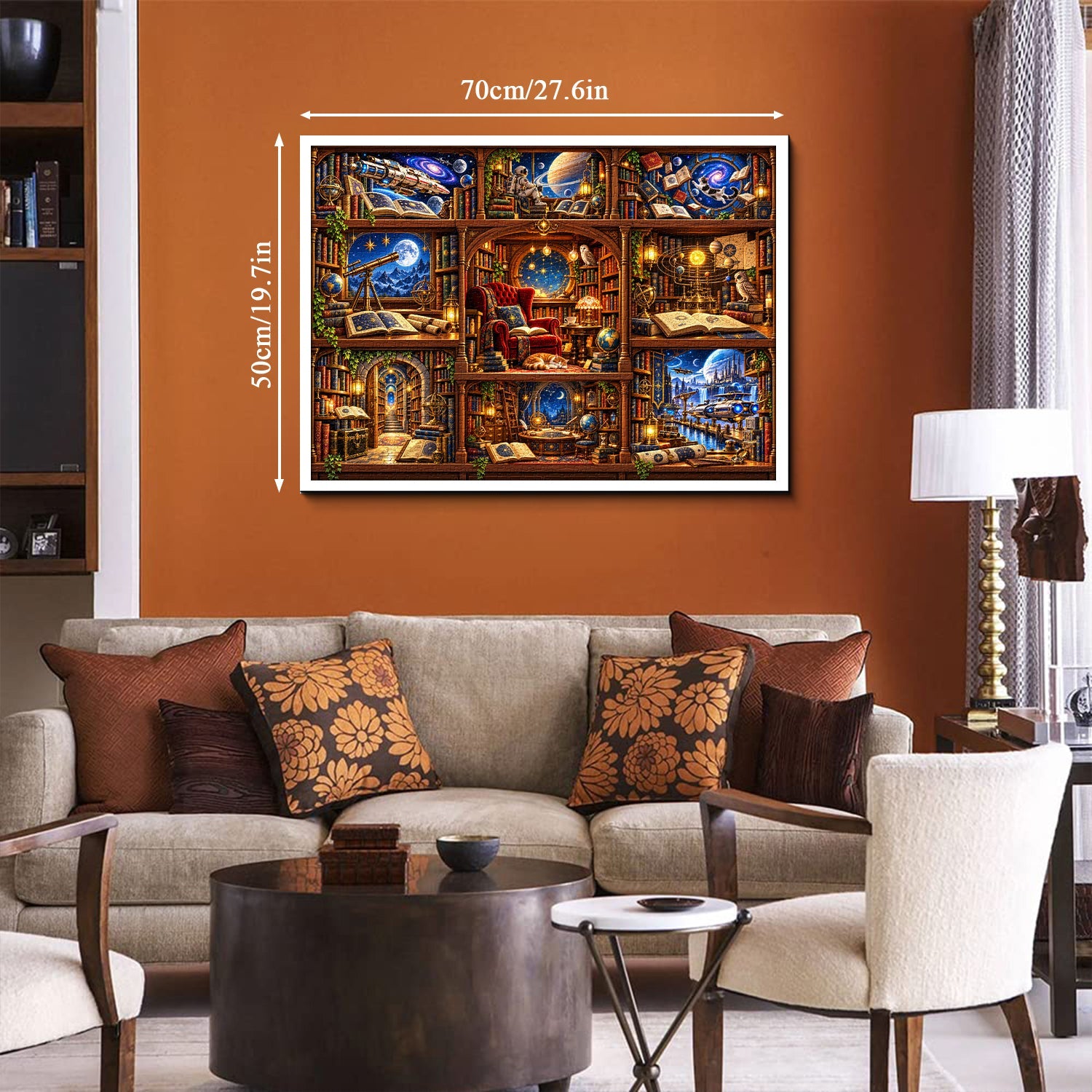 Interstellar Bookshelf Jigsaw Puzzle 1000 Pieces