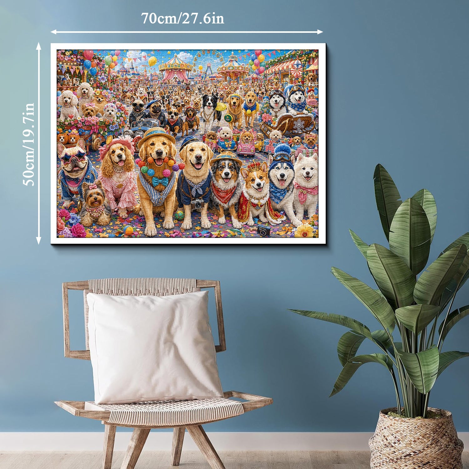 The Grand Doggy Carnival Parade Jigsaw Puzzle 1000 Piece