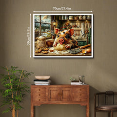 Piggy Chef Jigsaw Puzzle 1000 Pieces
