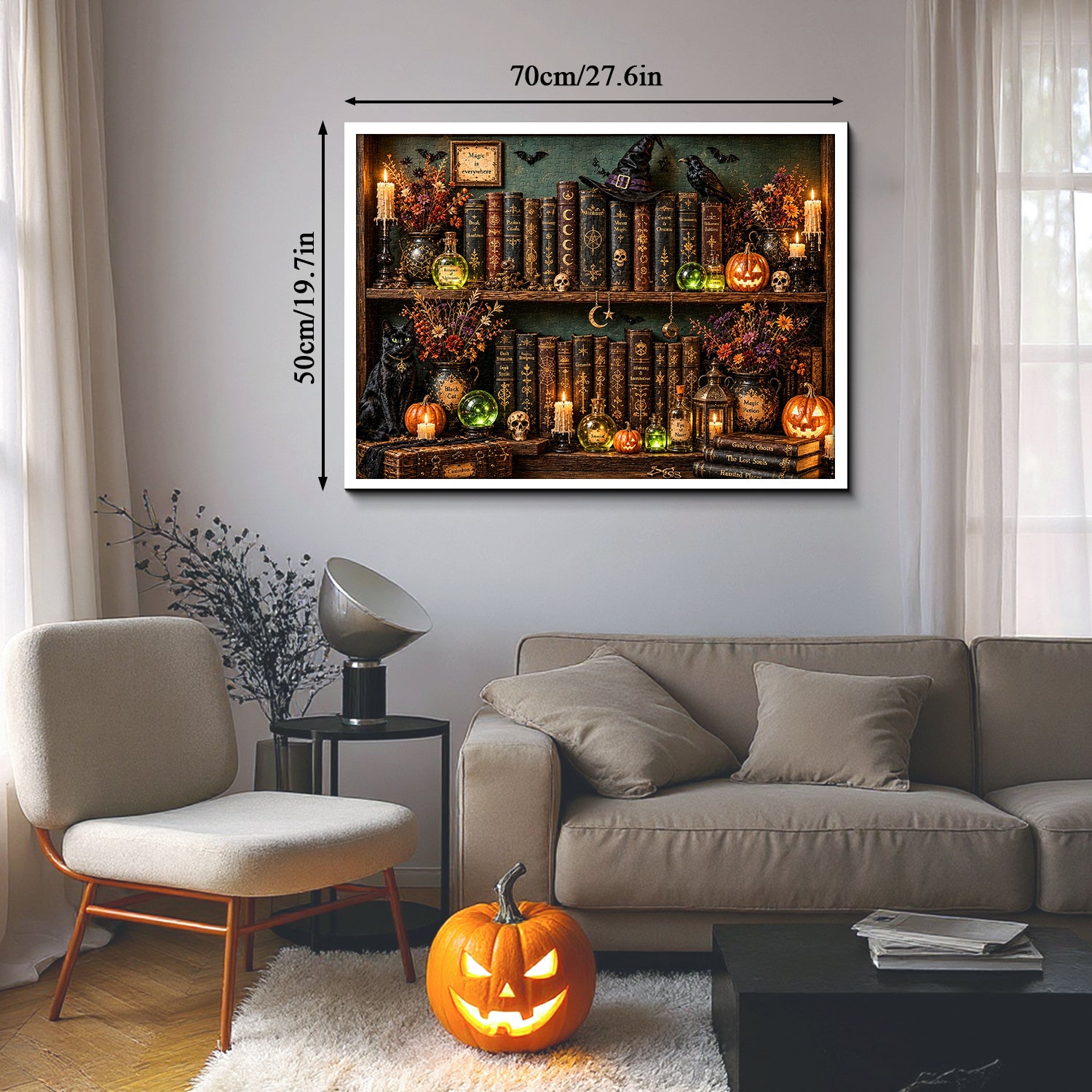 Halloween Grimoire Nook Jigsaw Puzzle 1000 Piece