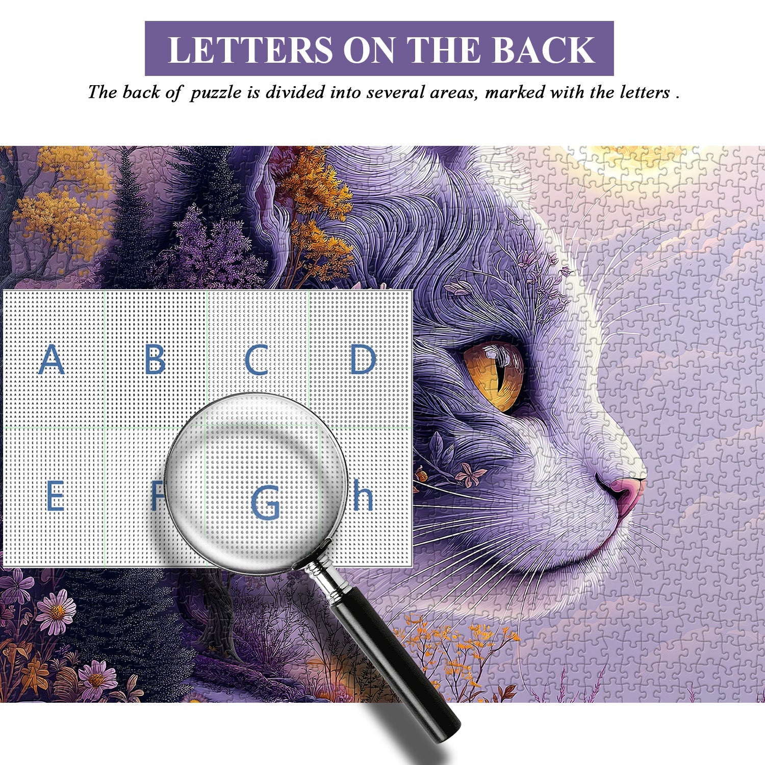 Moonlit Cat Jigsaw Puzzle 1000 Pieces