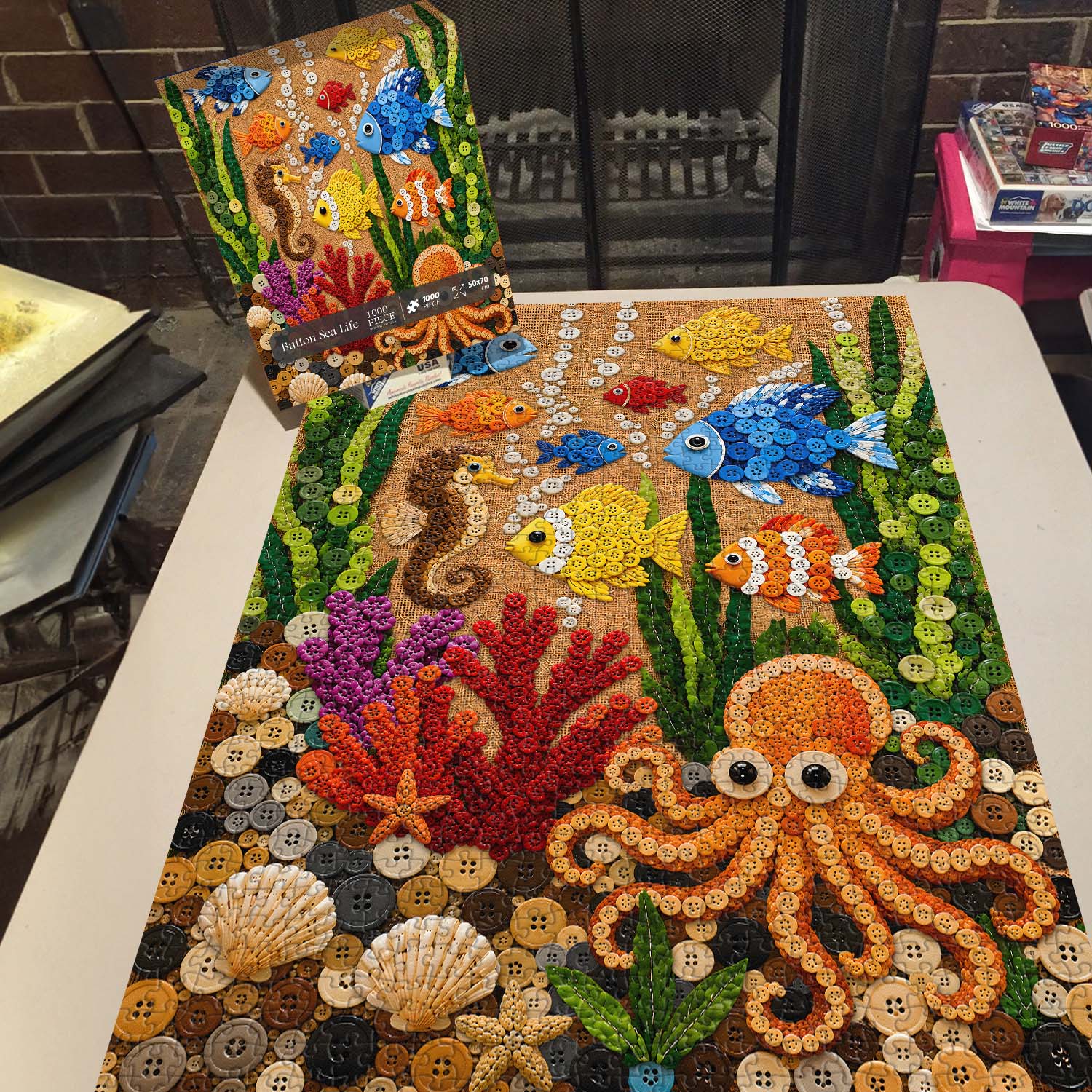 Button Sea Life Jigsaw Puzzle 1000 Pieces