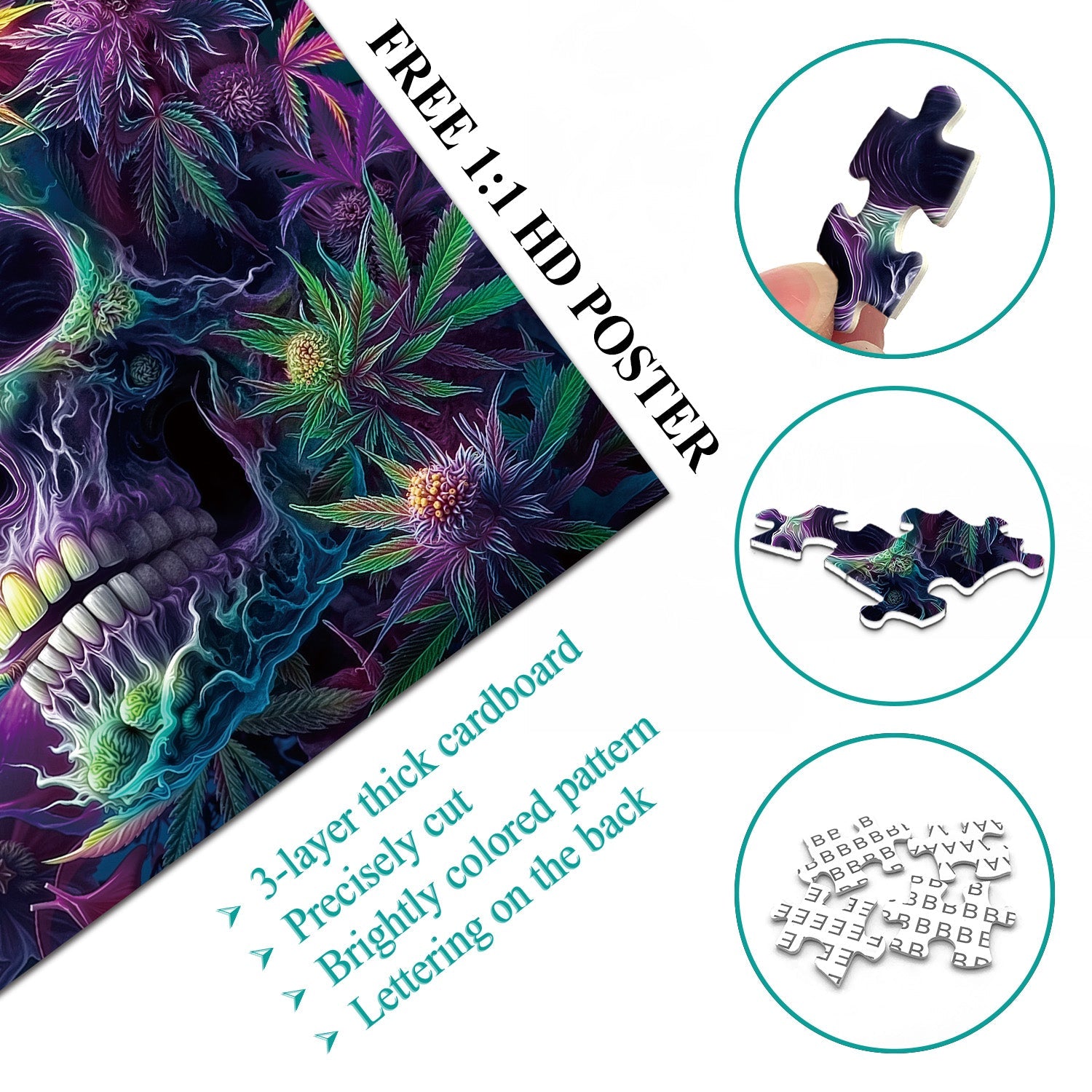 Psychedelic Frenzy Jigsaw Puzzle 1000 Pieces