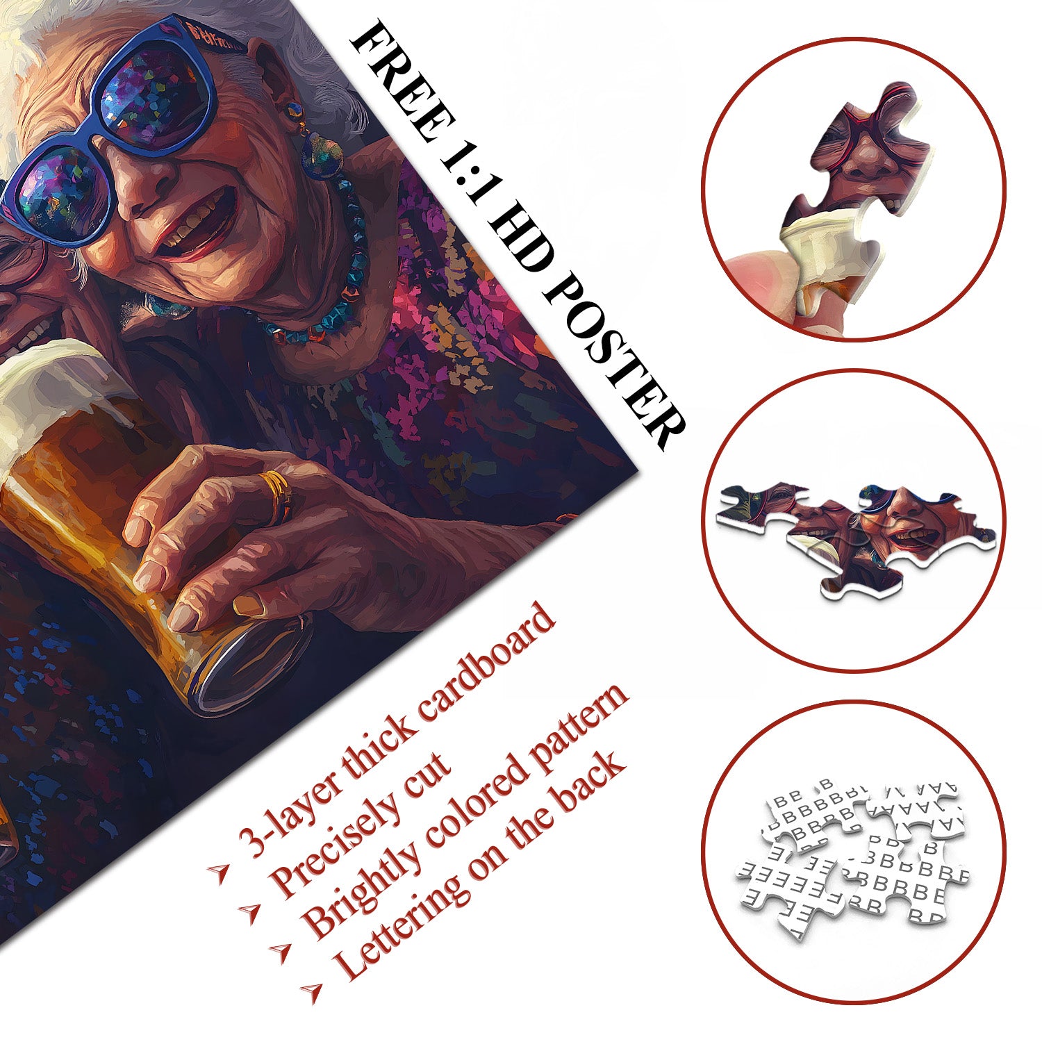 Cheers to Life Jigsaw Puzzle 1000 Pieces