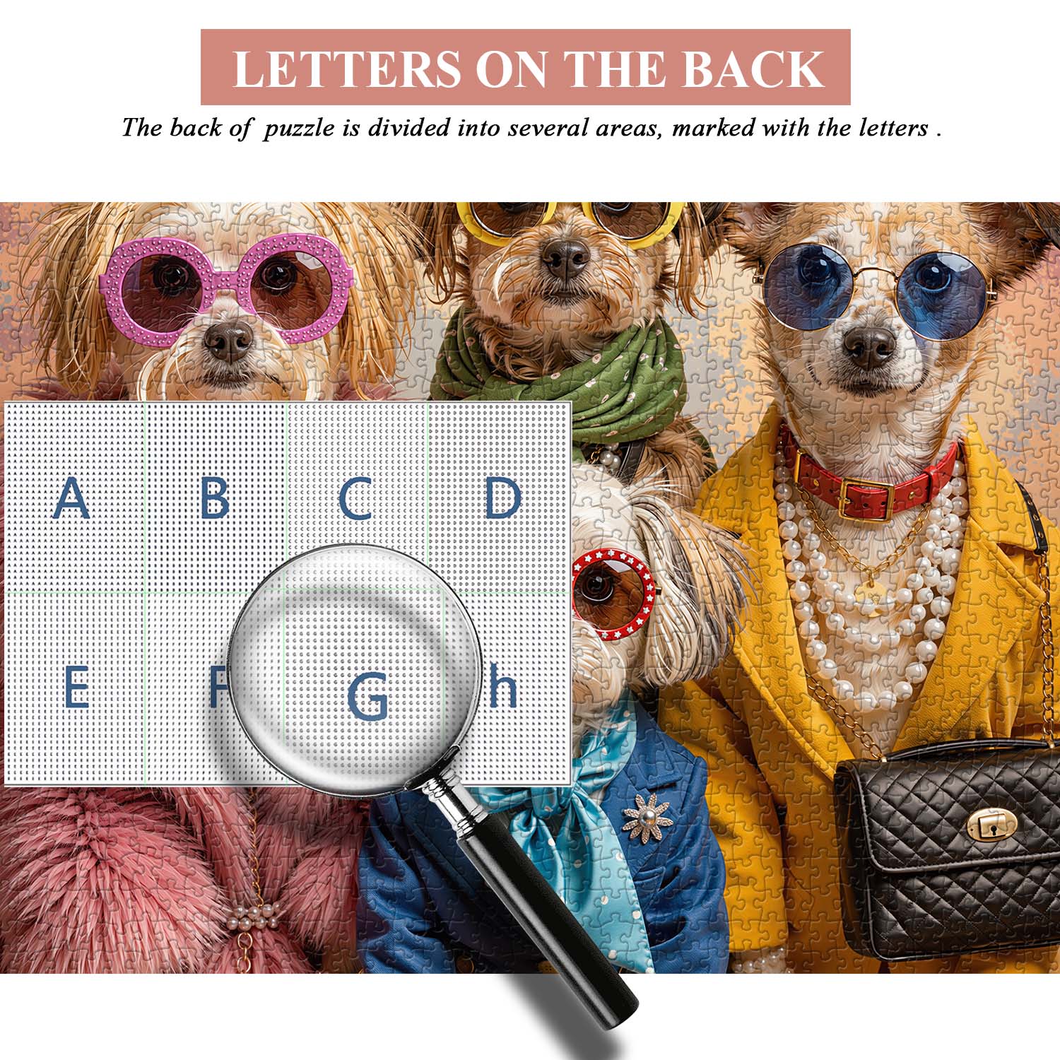 Pup Fashionistas Jigsaw Puzzle 1000 Piece