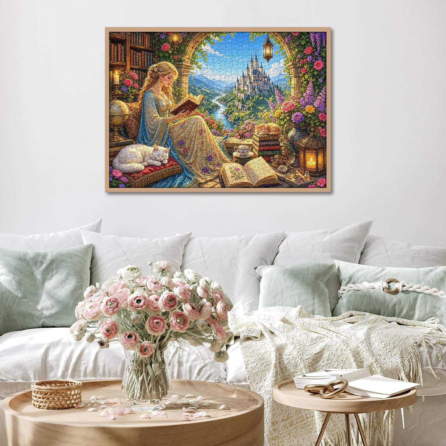 Castle Bloom Dreams Jigsaw Puzzle 1000 Pieces