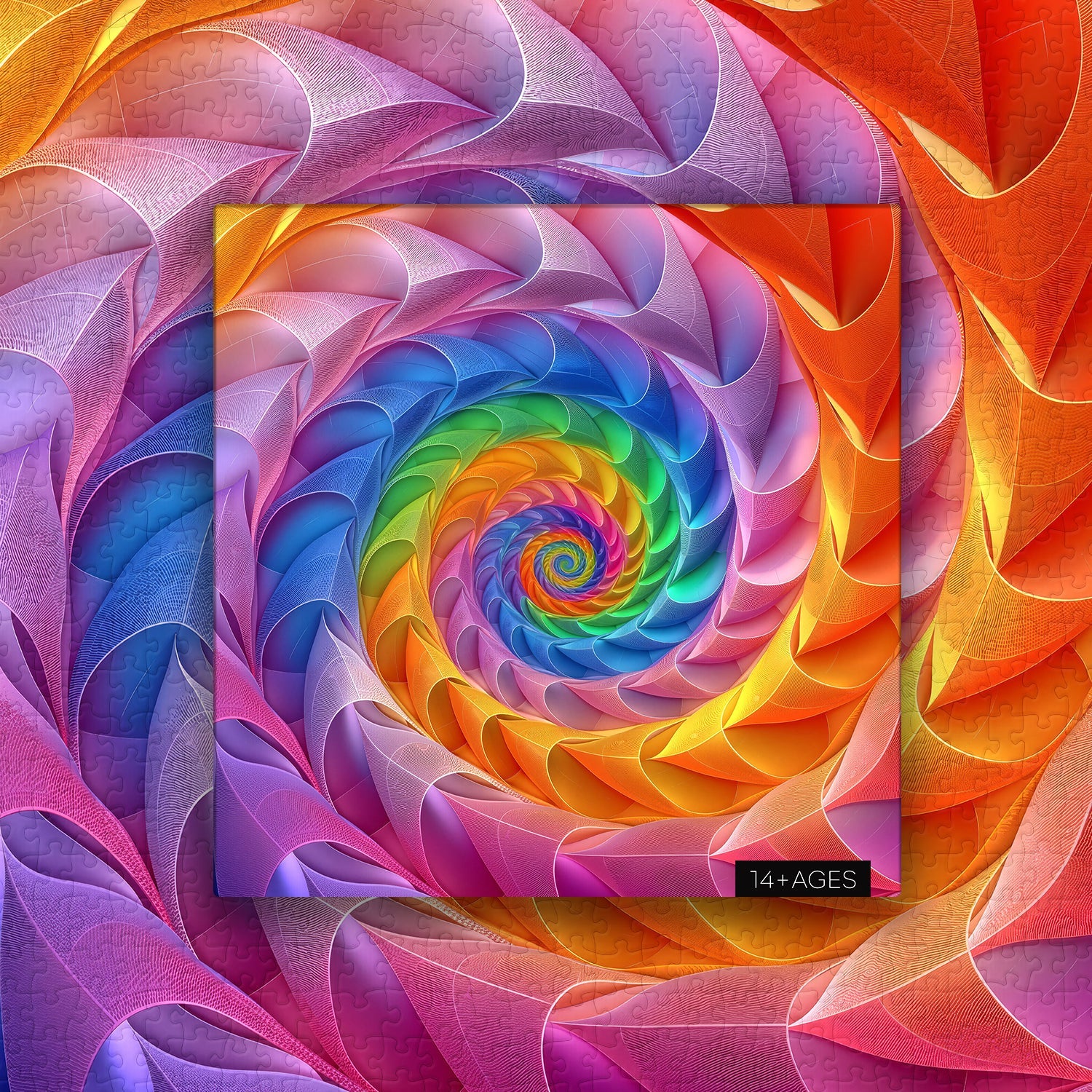 Extreme Chroma Vortex Jigsaw Puzzle 1000 Pieces
