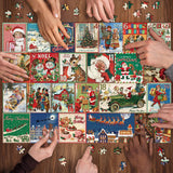 Christmas Calendar Jigsaw Puzzle 1000 Pieces