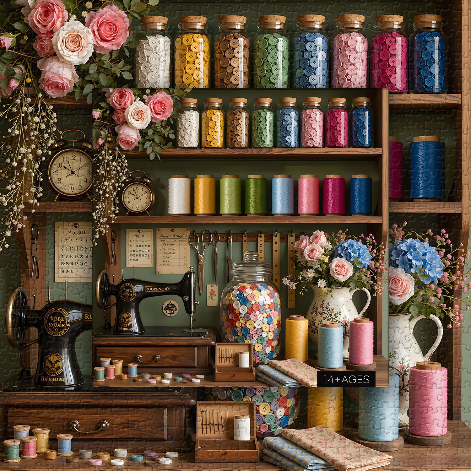 Artisan Buttons Jigsaw Puzzle 1000 Piece