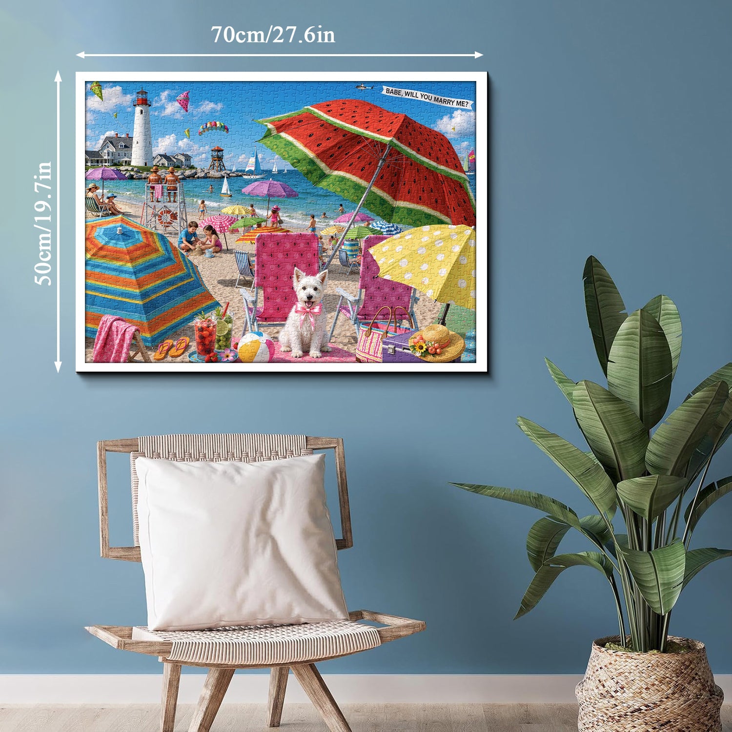 Summer Beach Rush Jigsaw Puzzle 1000 Pieces