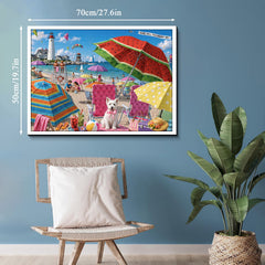 Summer Beach Rush Jigsaw Puzzle 1000 Pieces