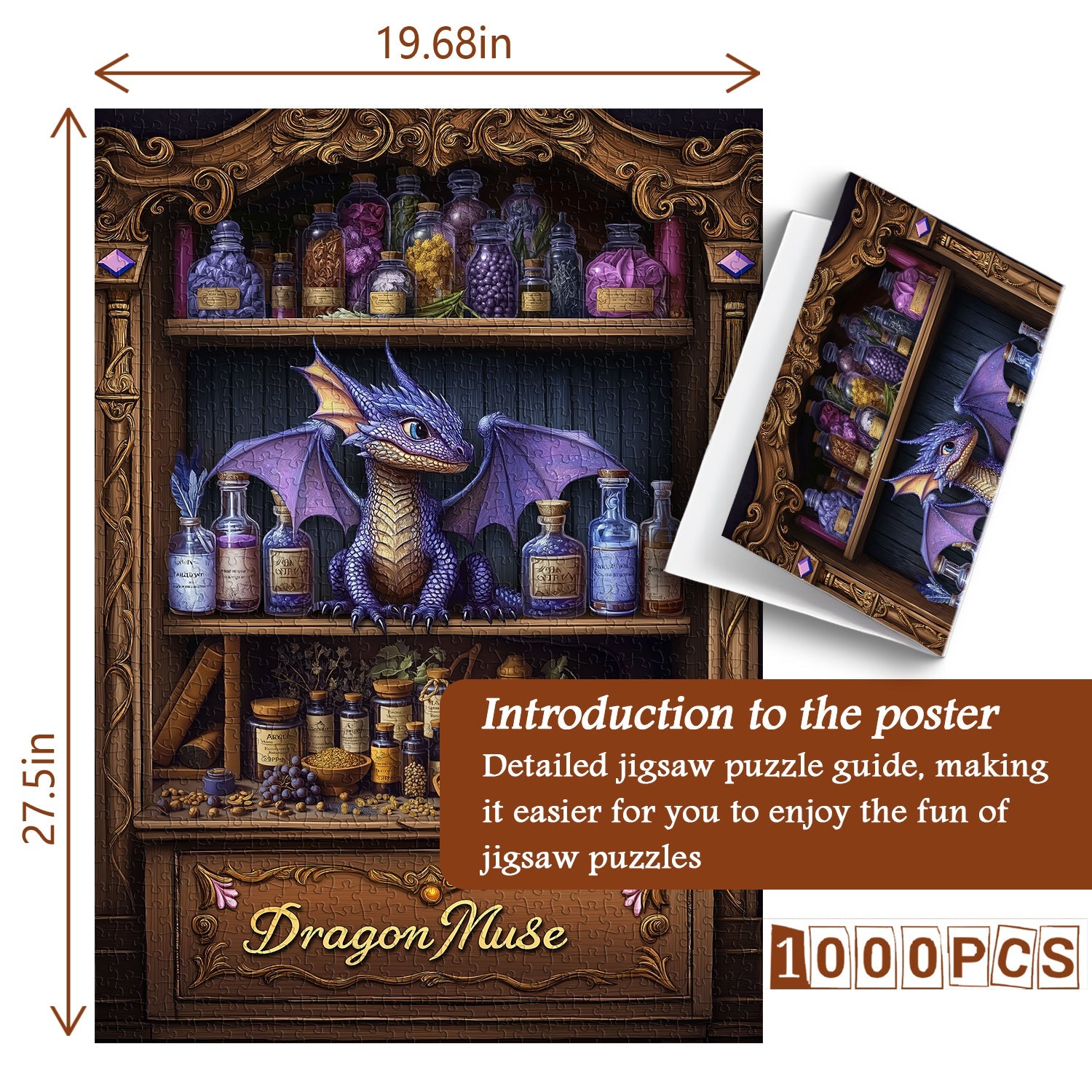 Dragon’s Shelf Jigsaw Puzzle 1000 Pieces