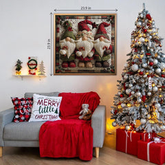 Fabric Christmas Gnome Jigsaw Puzzles 1000 Pieces