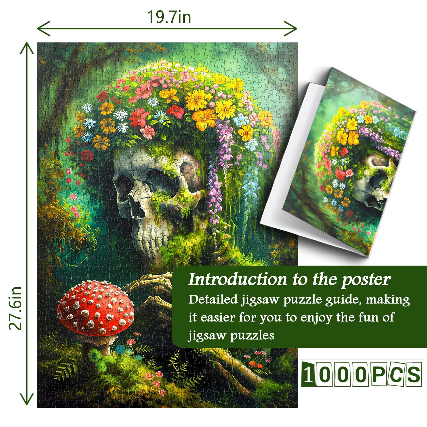 Blossoms from the Bones Jigsaw Puzzle 1000 Piece