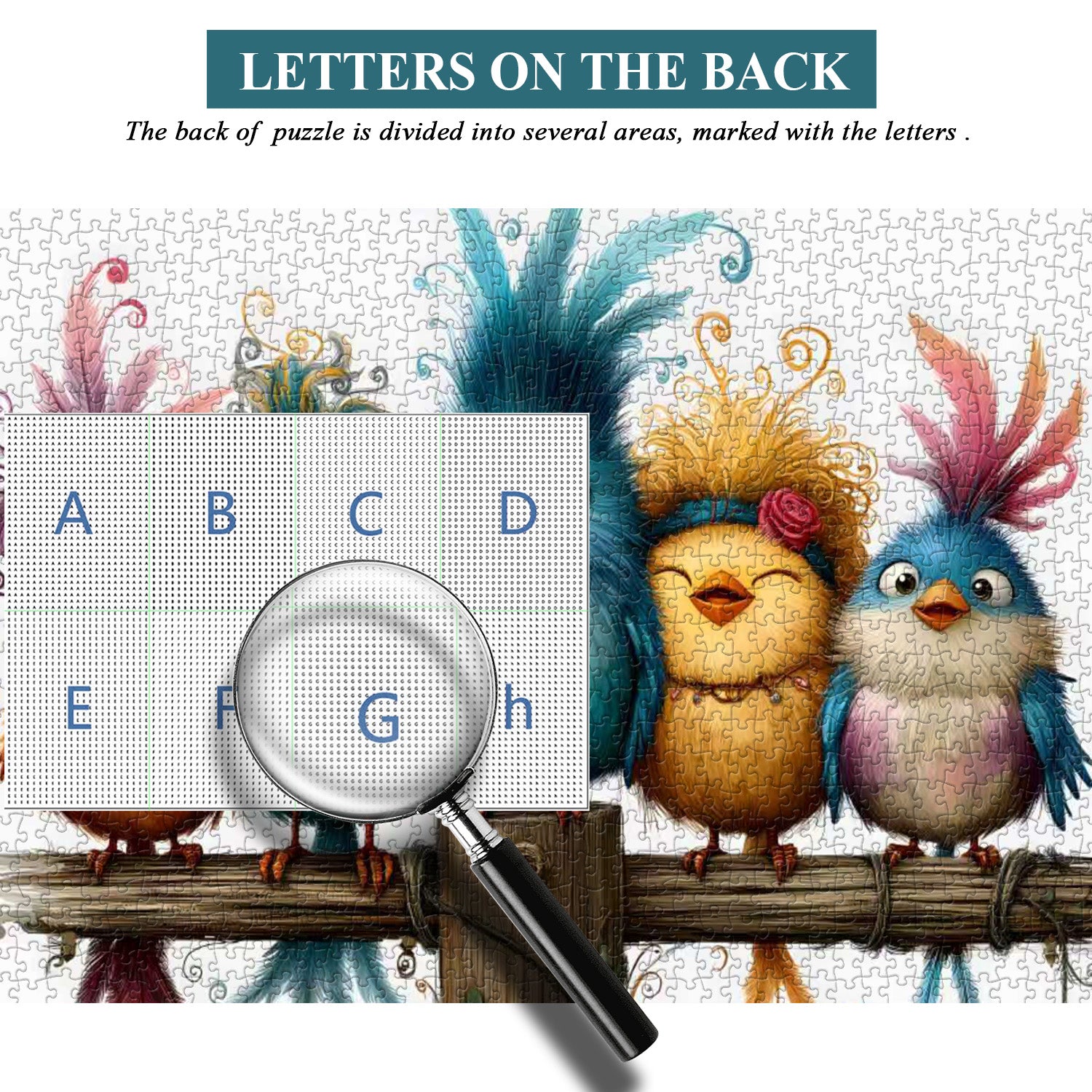 Cartoon Birds Jigsaw Puzzle 1000 Pieces