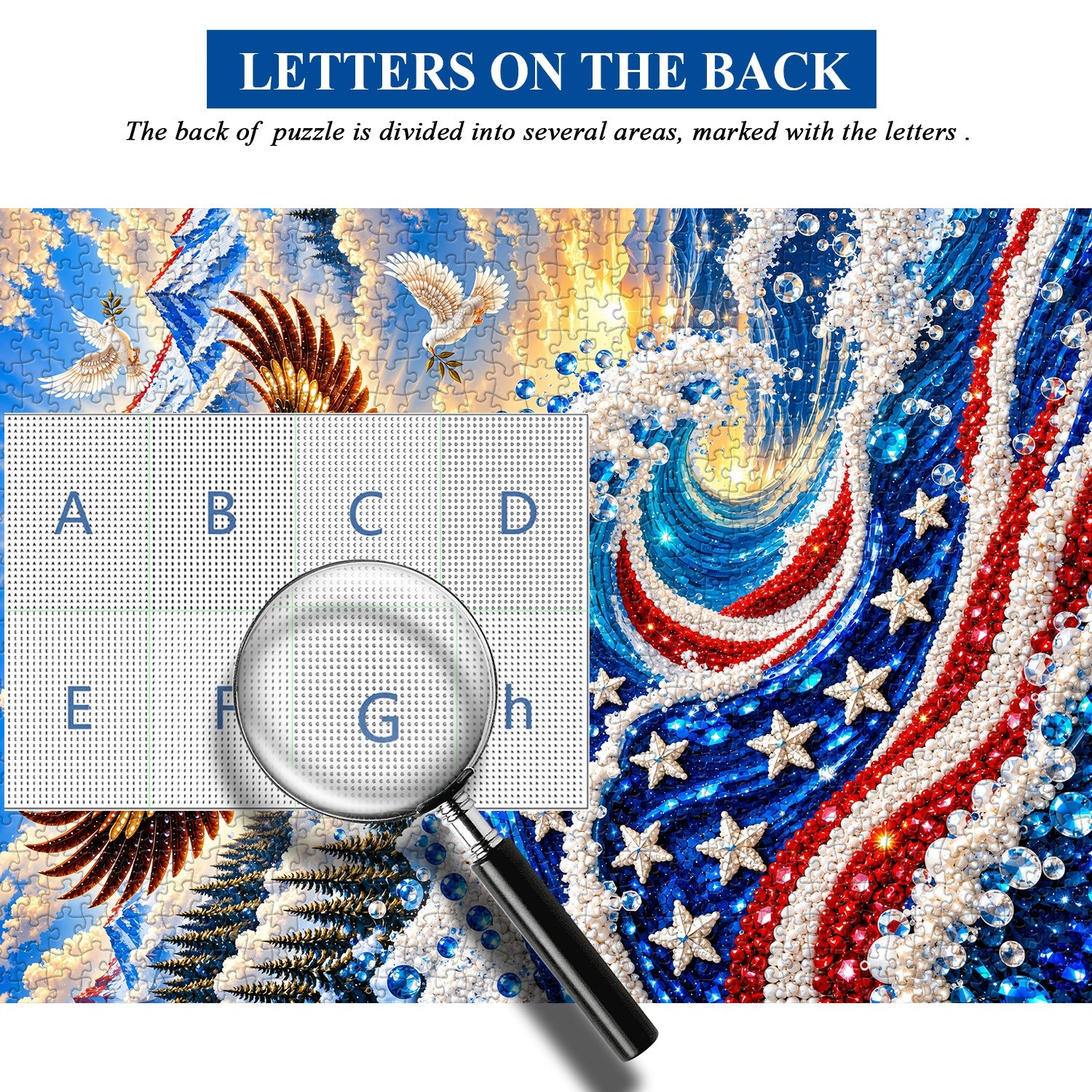 Wave of Freedom ＆ Peace Jigsaw Puzzle 1000 Pieces