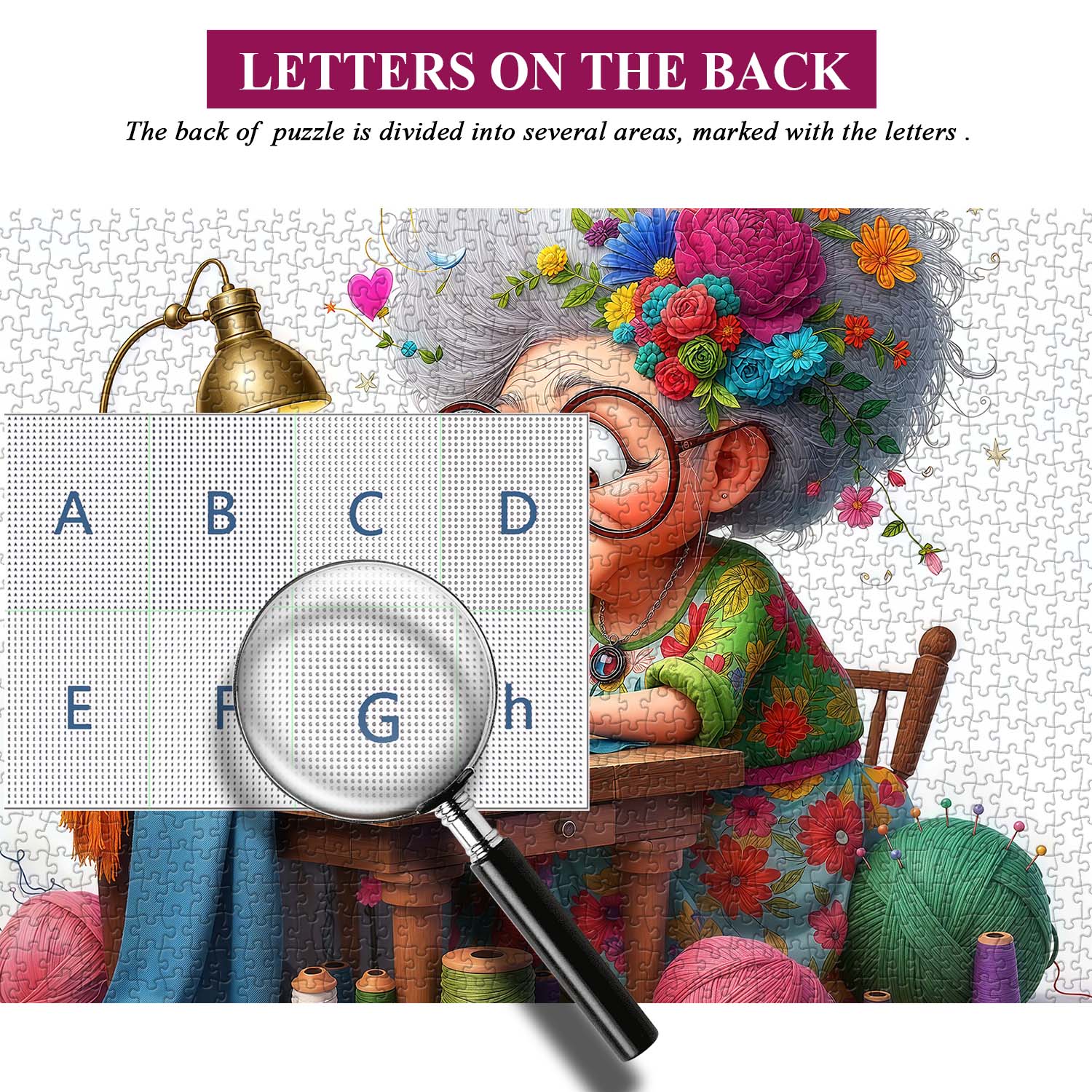 Stitch Granny Jigsaw Puzzle 1000 Piece